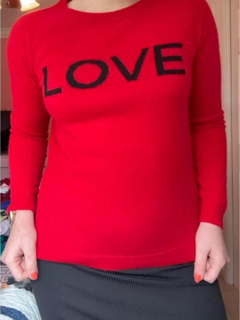 Red Philosophy cashmere sweater Size M